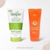 EKEL Sun Block + Simple moisture cleanser
